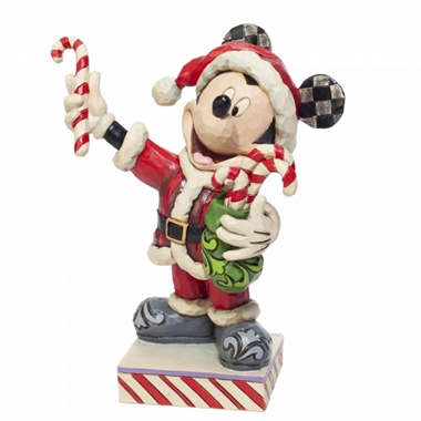 Disney Traditions - Mickey Mouse with Candy Canes